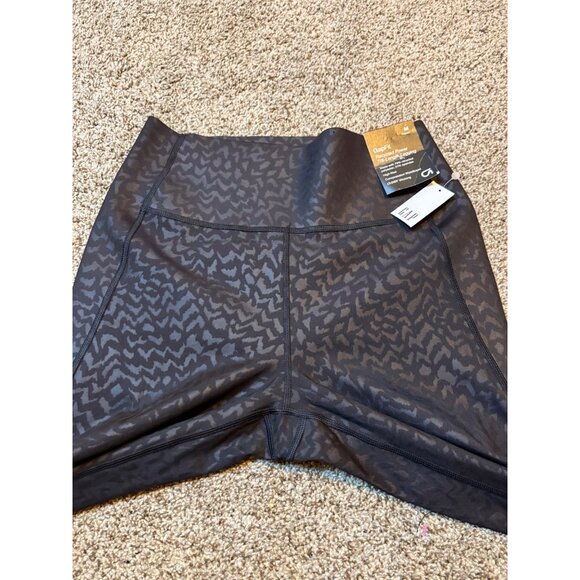 NEW Gap Fit Recycled Power 7/8 High-Rise Black Animal Print Leggings Medium - Picture 4 of 10